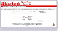 Desktop Screenshot of bibliofranken.de